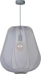 Lampa wisząca DUOLLA BARI 752453 szary/n/a 1xE27 średn.37cm