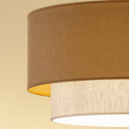 Lampa wisząca DUOLLA BOHO 751456 beżowy/kremowy 1xE27 średn.45cm