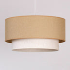 Lampa wisząca DUOLLA BOHO 751456 beżowy/kremowy 1xE27 średn.45cm
