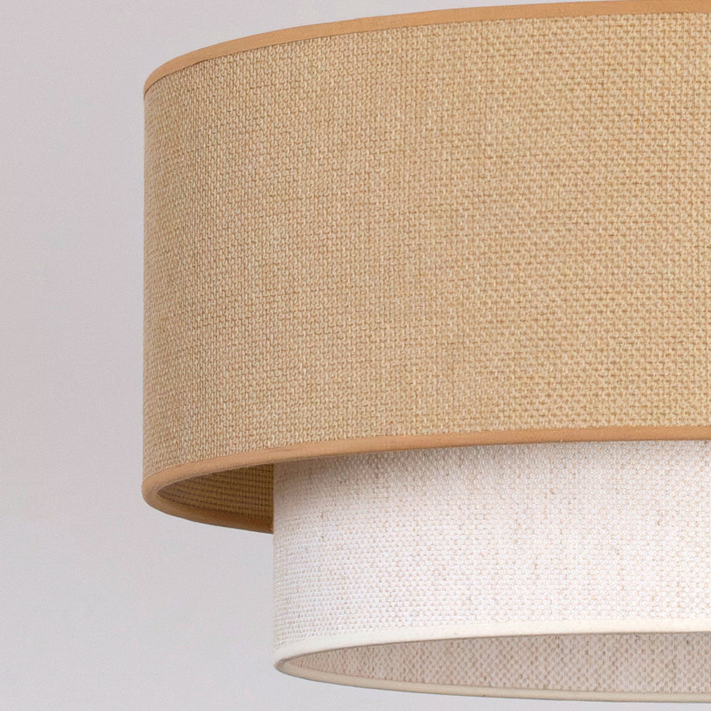 Lampa wisząca DUOLLA BOHO 751456 beżowy/kremowy 1xE27 średn.45cm