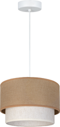 Lampa wisząca DUOLLA BOHO 751487 beżowy/kremowy 1xE27 średn.25cm