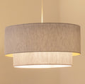 Lampa wisząca DUOLLA BOHO 751548 beżowy/kremowy 1xE27 średn.45cm