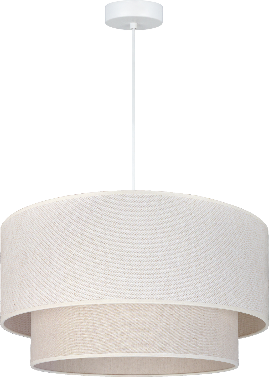 Lampa wisząca DUOLLA BOHO 751548 beżowy/kremowy 1xE27 średn.45cm