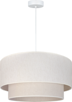 Lampa wisząca DUOLLA BOHO 751548 beżowy/kremowy 1xE27 średn.45cm