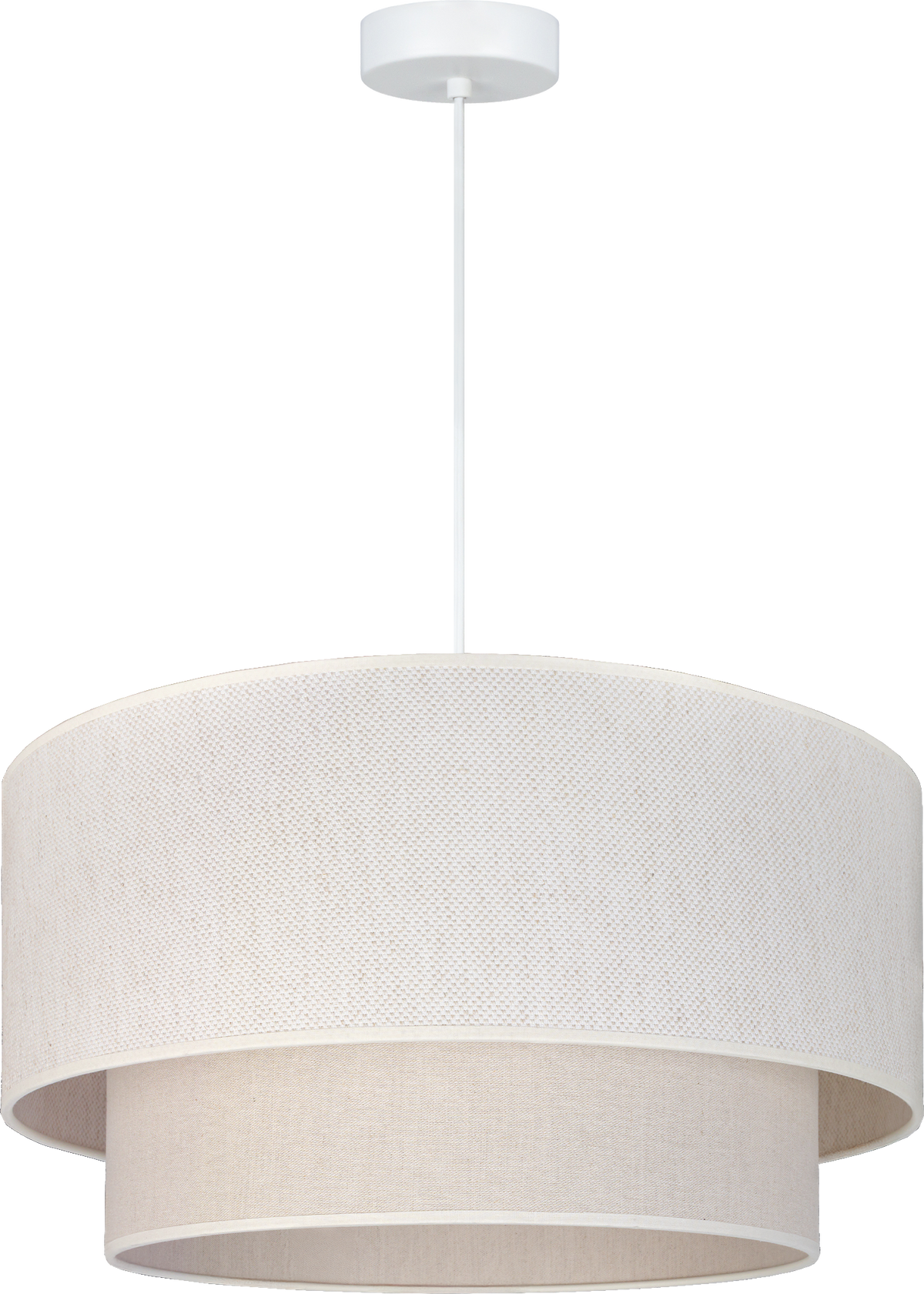 Lampa wisząca DUOLLA BOHO 751548 beżowy/kremowy 1xE27 średn.45cm