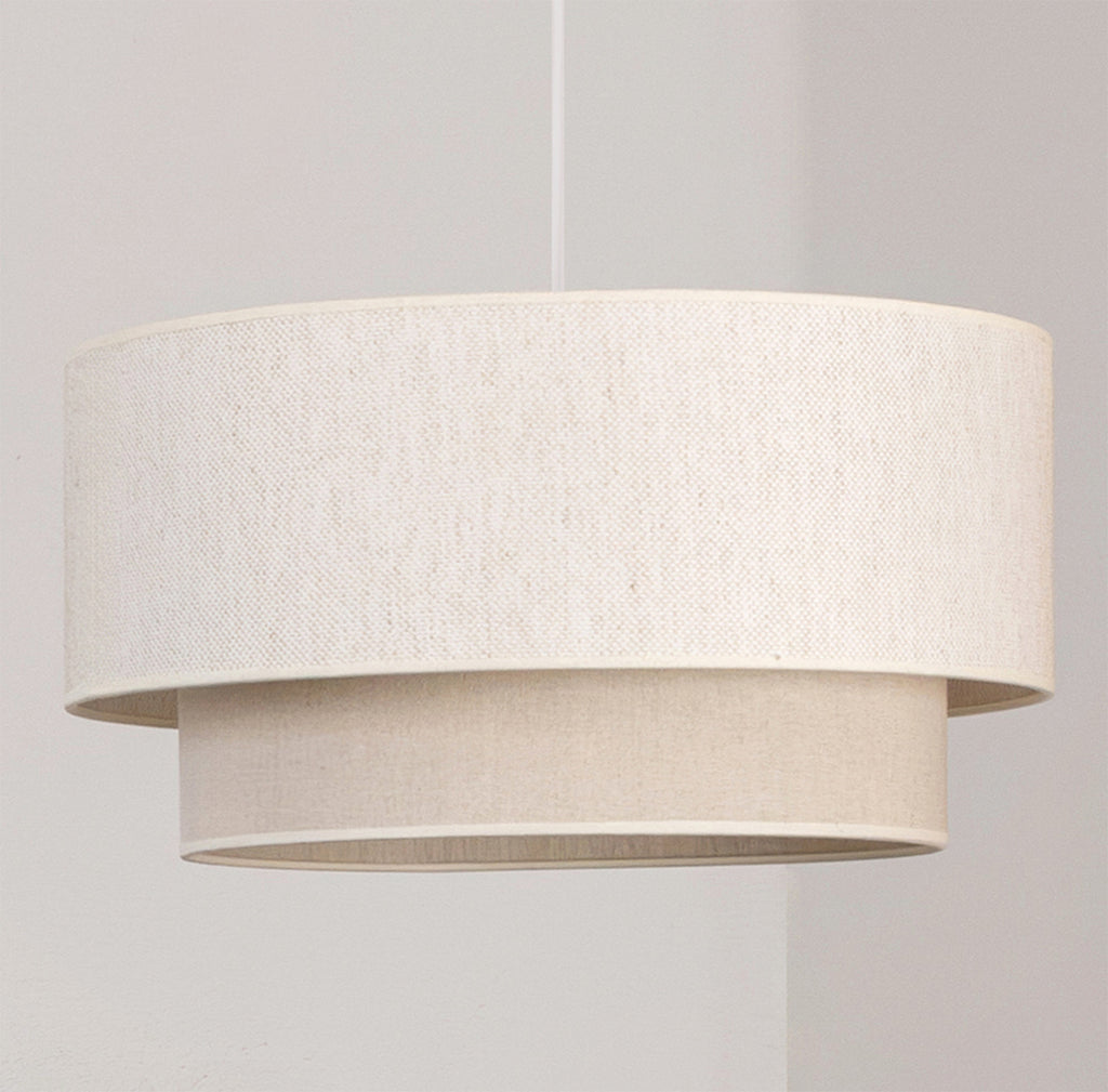 Lampa wisząca DUOLLA BOHO 751548 beżowy/kremowy 1xE27 średn.45cm