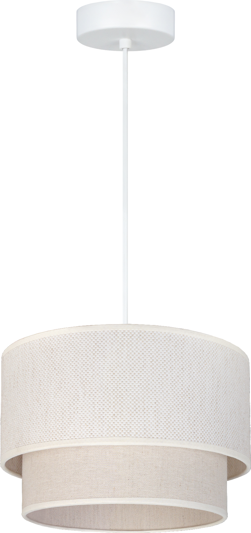 Lampa wisząca DUOLLA BOHO 751579 beżowy/kremowy 1xE27 średn.25cm