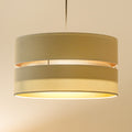 Lampa wisząca DUOLLA DUO 750831 kremowy/złoty 1xE27 średn.40cm
