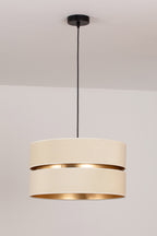 Lampa wisząca DUOLLA DUO 750831 kremowy/złoty 1xE27 średn.40cm