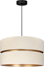 Lampa wisząca DUOLLA DUO 750831 kremowy/złoty 1xE27 średn.40cm