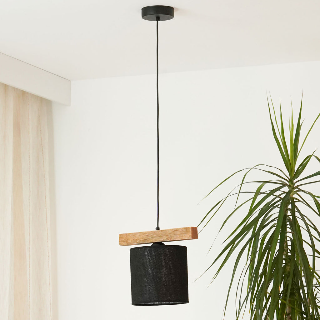 Lampa wisząca DUOLLA FOREST 92233 Czarny/n/a 1xE27 średn.17cm