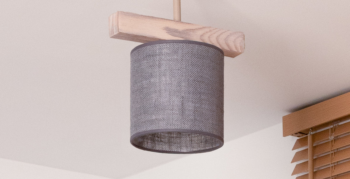 Lampa wisząca DUOLLA FOREST 92240 Brązowy/naturalny 3xE27 średn.17cm