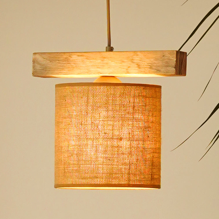 Lampa wisząca DUOLLA FOREST 92264 Brązowy/naturalny 1xE27 średn.17cm