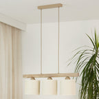 Lampa wisząca DUOLLA FOREST 92271 Biały/naturalny 3xE27 średn.17cm