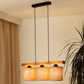 Lampa wisząca DUOLLA FOREST 92301 Brązowy/naturalny 3xE27 średn.17cm
