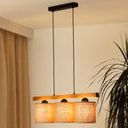 Lampa wisząca DUOLLA FOREST 92301 Brązowy/naturalny 3xE27 średn.17cm
