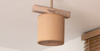 Lampa wisząca DUOLLA FOREST 92301 Brązowy/naturalny 3xE27 średn.17cm