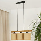 Lampa wisząca DUOLLA FOREST 92301 Brązowy/naturalny 3xE27 średn.17cm