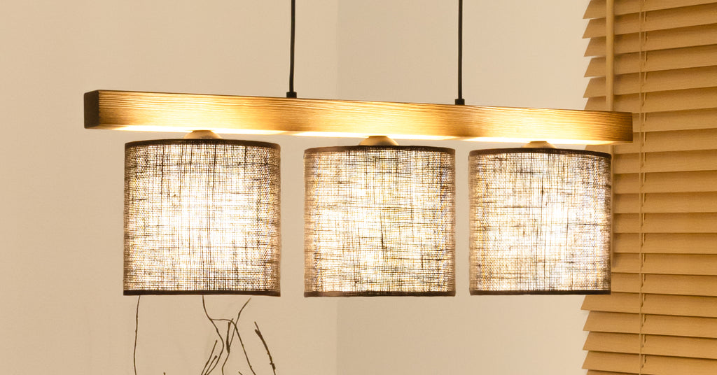 Lampa wisząca DUOLLA FOREST 92936 Czarny/naturalny 3xE27 średn.17cm