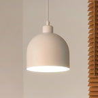 Lampa wisząca DUOLLA IRONLINE METAL BELL BIAŁY 70538 Biały/metaliczny 1xE27 średn.17cm