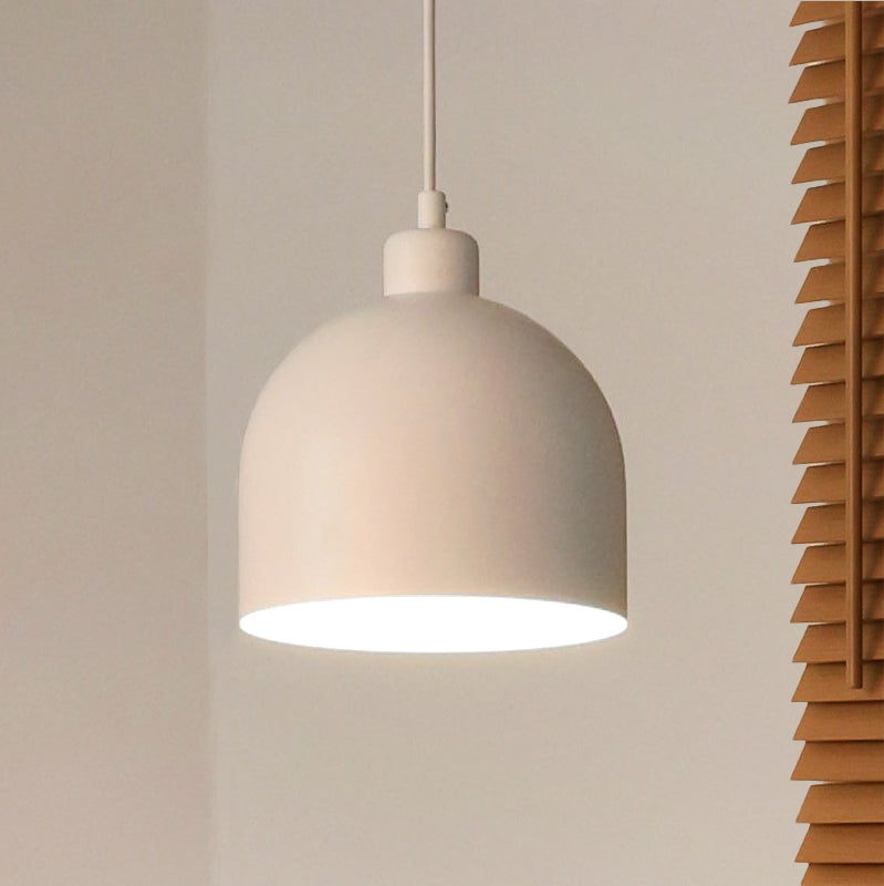 Lampa wisząca DUOLLA IRONLINE METAL BELL BIAŁY 70538 Biały/metaliczny 1xE27 średn.17cm