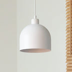 Lampa wisząca DUOLLA IRONLINE METAL BELL BIAŁY 70538 Biały/metaliczny 1xE27 średn.17cm