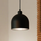 Lampa wisząca DUOLLA IRONLINE METAL BELL CZARNY 70552 Czarny/metaliczny 1xE27 średn.17cm