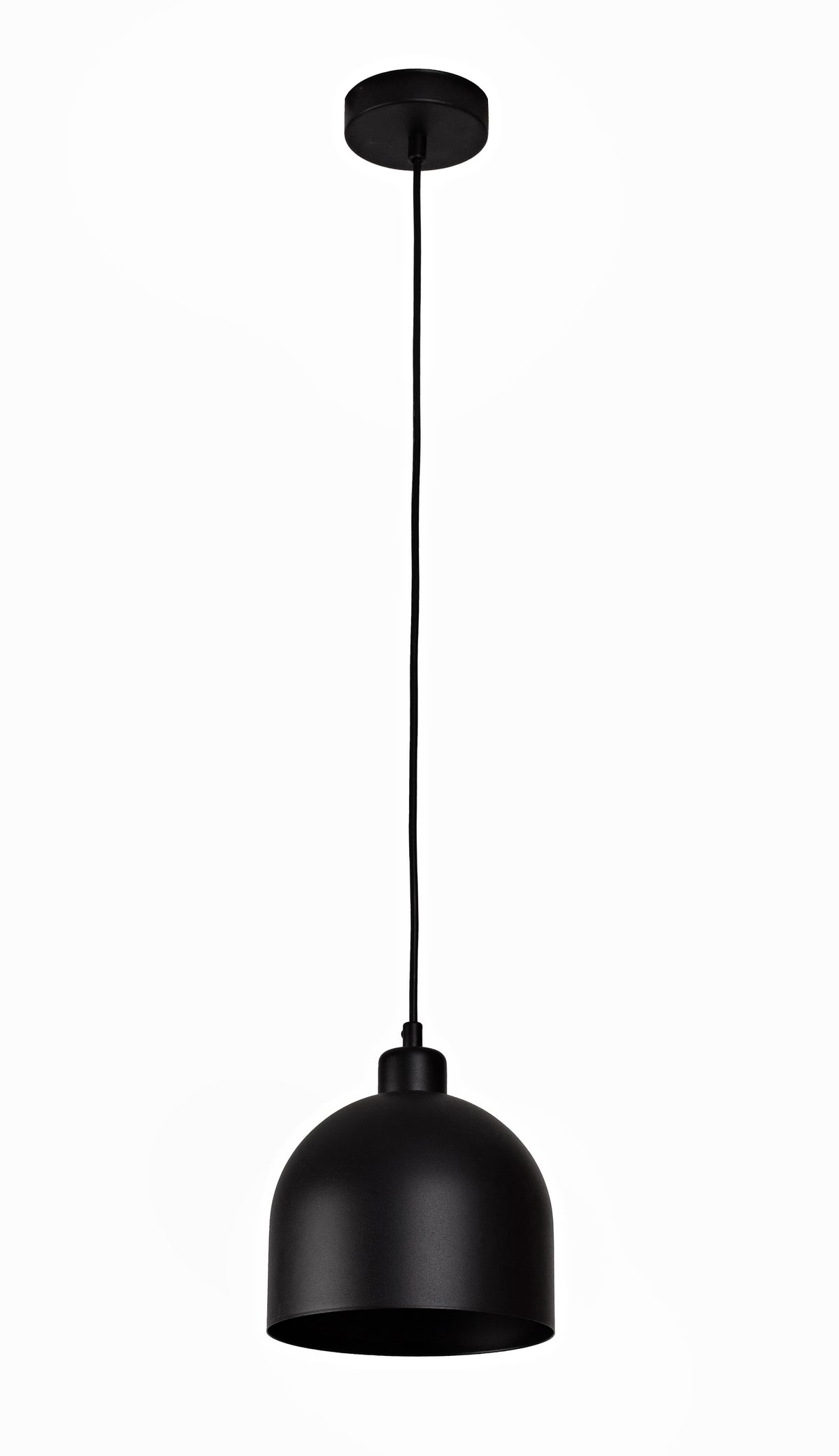 Lampa wisząca DUOLLA IRONLINE METAL BELL CZARNY 70552 Czarny/metaliczny 1xE27 średn.17cm