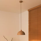 Lampa wisząca DUOLLA IRONLINE METAL MOON BEŻOWY 70484 Beżowy/miedziany 1xE27 średn.27cm