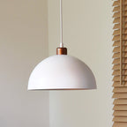 Lampa wisząca DUOLLA IRONLINE METAL MOON BIAŁY 70507 Biały/złoty 1xE27 średn.27cm