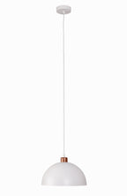 Lampa wisząca DUOLLA IRONLINE METAL MOON BIAŁY 70507 Biały/złoty 1xE27 średn.27cm
