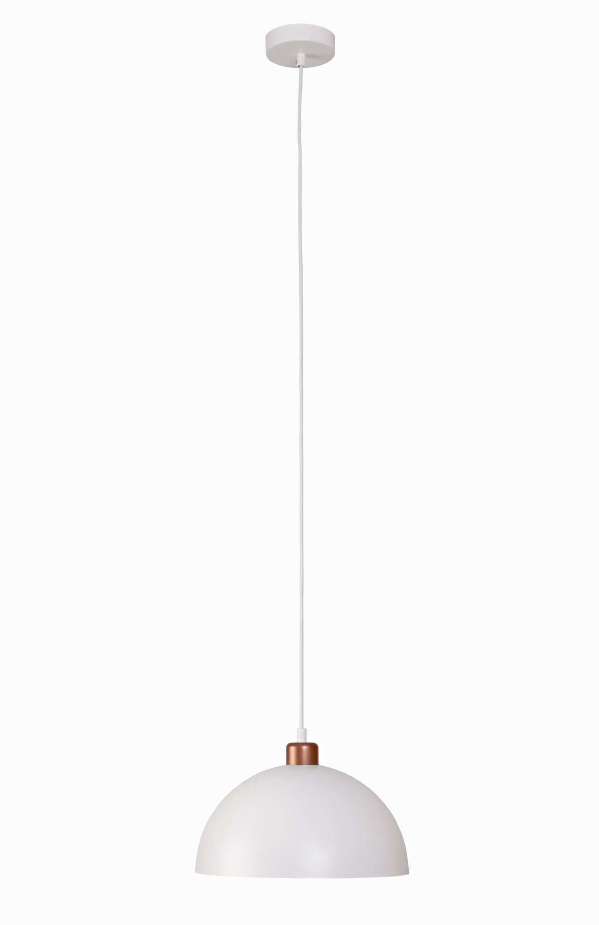 Lampa wisząca DUOLLA IRONLINE METAL MOON BIAŁY 70507 Biały/złoty 1xE27 średn.27cm