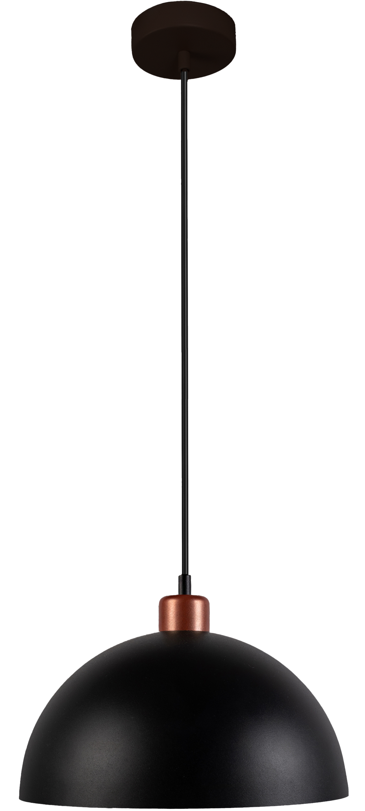 Lampa wisząca DUOLLA IRONLINE METAL MOON CZARNY 54129 Czarny/miedziany 1xE27 średn.27cm