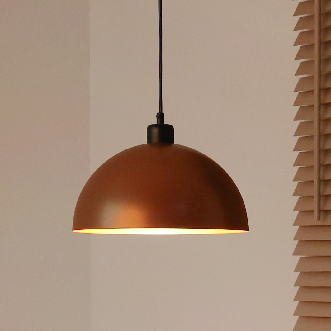 Lampa wisząca DUOLLA IRONLINE METAL MOON MIEDZIANY 70514 Brązowy/miedziany 1xE27 średn.27cm