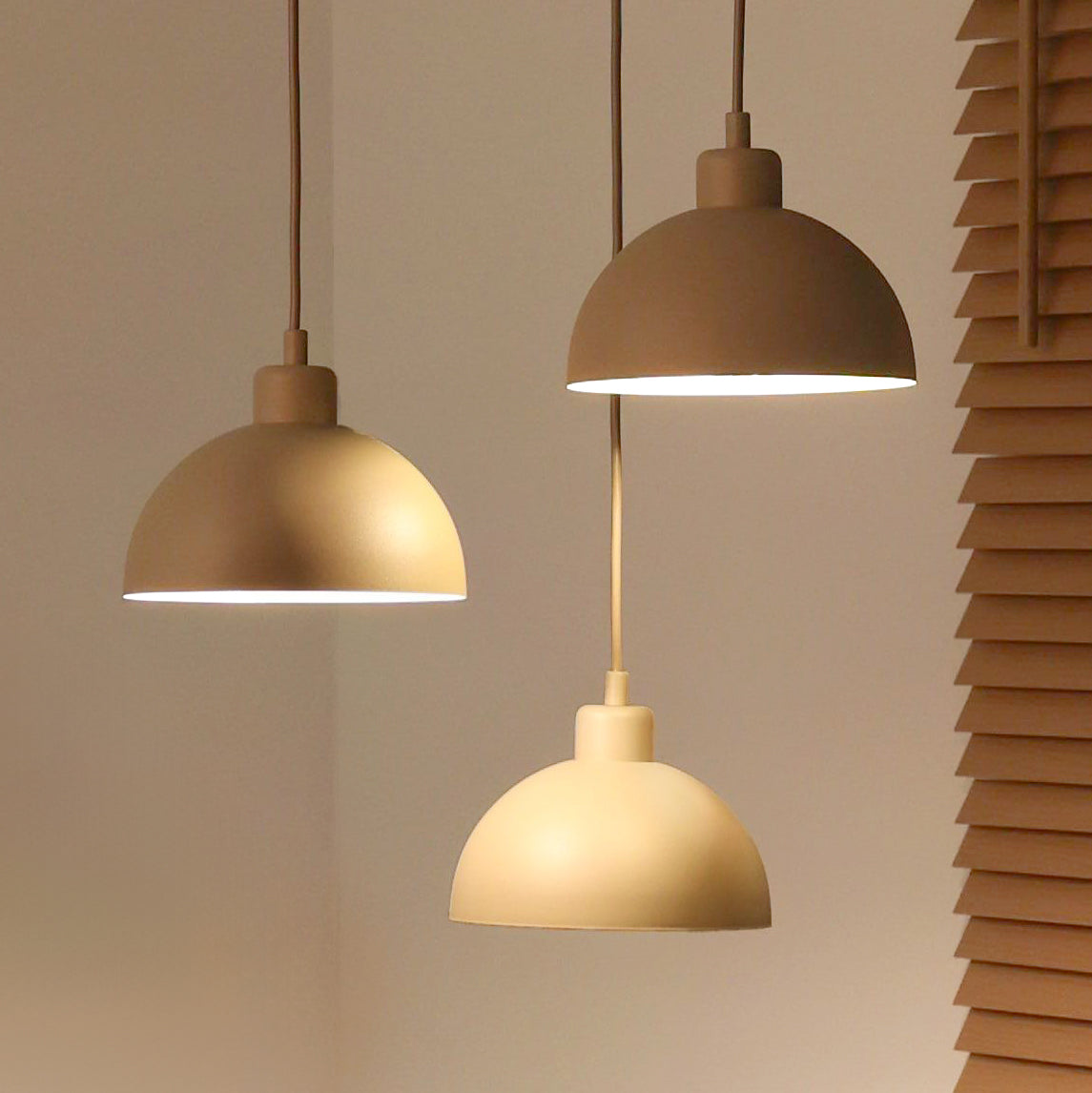 Lampa wisząca DUOLLA IRONLINE METAL ROSSA BEŻOWY 70446 Beżowy/n/a 3xE27 średn.30cm