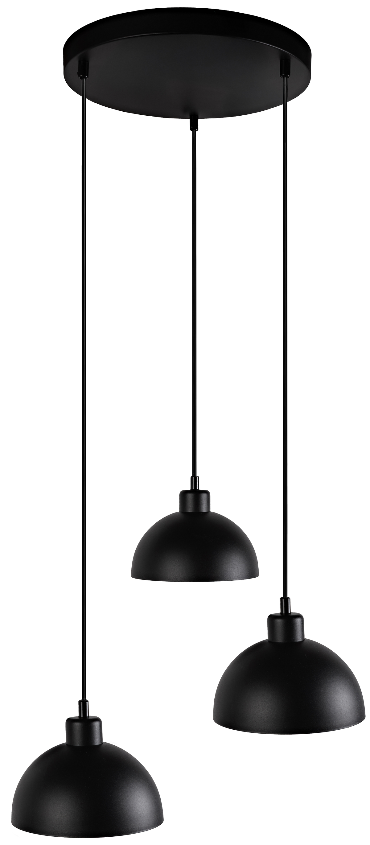 Lampa wisząca DUOLLA IRONLINE METAL ROSSA CZARNY 54068 Czarny/n/a 3xE27 średn.30cm