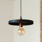 Lampa wisząca DUOLLA IRONLINE METAL TALERZ 300 CZARNA 70583 Czarny/n/a 1xE27 średn.30cm
