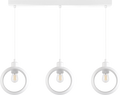 Lampa wisząca DUOLLA IRONLINE METALOWY RING BIAŁY 53931 Biały/n/a 3xE27 średn.10cm