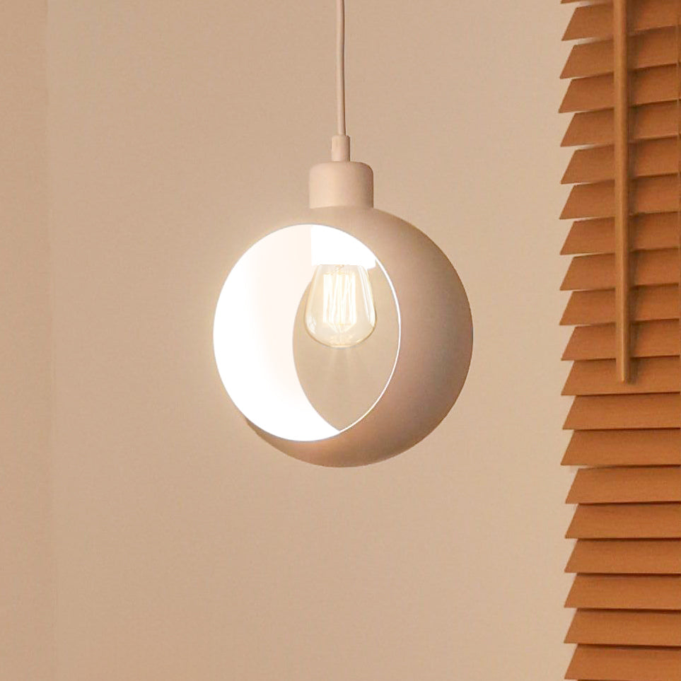Lampa wisząca DUOLLA IRONLINE METALOWY RING BIAŁY 70422 Biały/n/a 1xE27 średn.10cm
