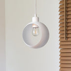 Lampa wisząca DUOLLA IRONLINE METALOWY RING BIAŁY 70422 Biały/n/a 1xE27 średn.10cm