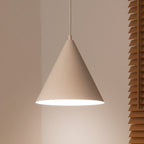 Lampa wisząca DUOLLA IRONLINE METALOWY STOŻEK BIAŁY 70606 Biały/n/a 1xE27 średn.25cm