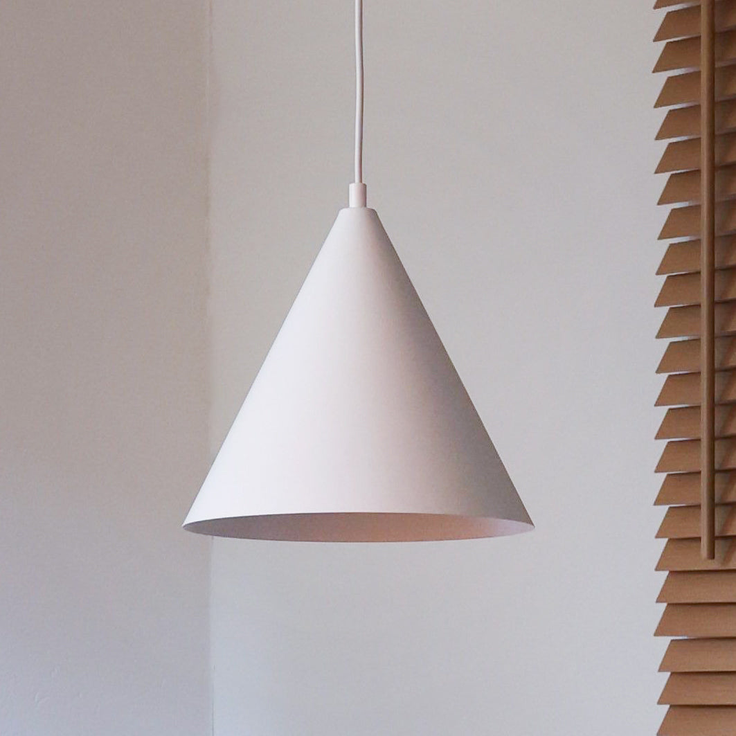 Lampa wisząca DUOLLA IRONLINE METALOWY STOŻEK BIAŁY 70606 Biały/n/a 1xE27 średn.25cm
