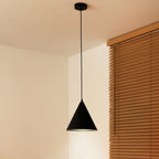 Lampa wisząca DUOLLA IRONLINE METALOWY STOŻEK CZARNY 70613 Czarny/n/a 1xE27 średn.25cm