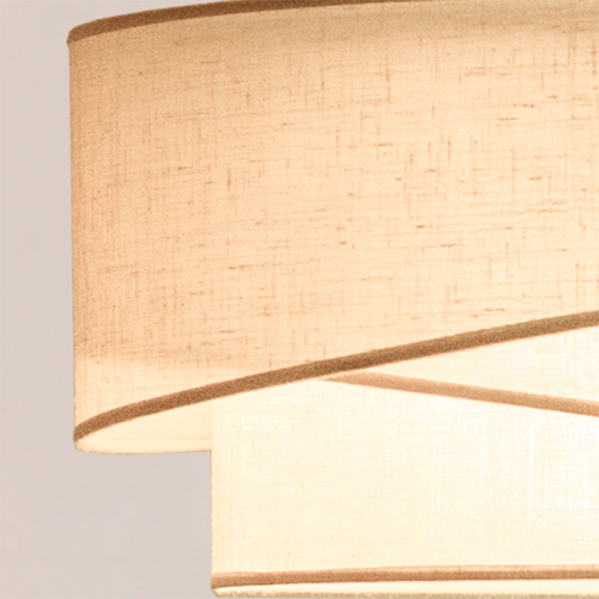 Lampa wisząca DUOLLA KOBO 753139 beżowy/beżowy 1xE27 średn.45cm