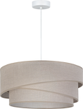 Lampa wisząca DUOLLA KOBO 753153 szary/n/a 1xE27 średn.45cm