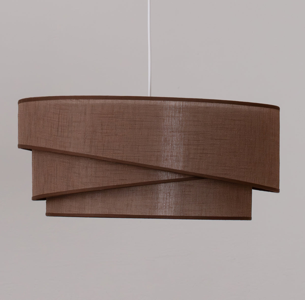 Lampa wisząca DUOLLA KOBO 753177 brązowy/n/a 1xE27 średn.45cm