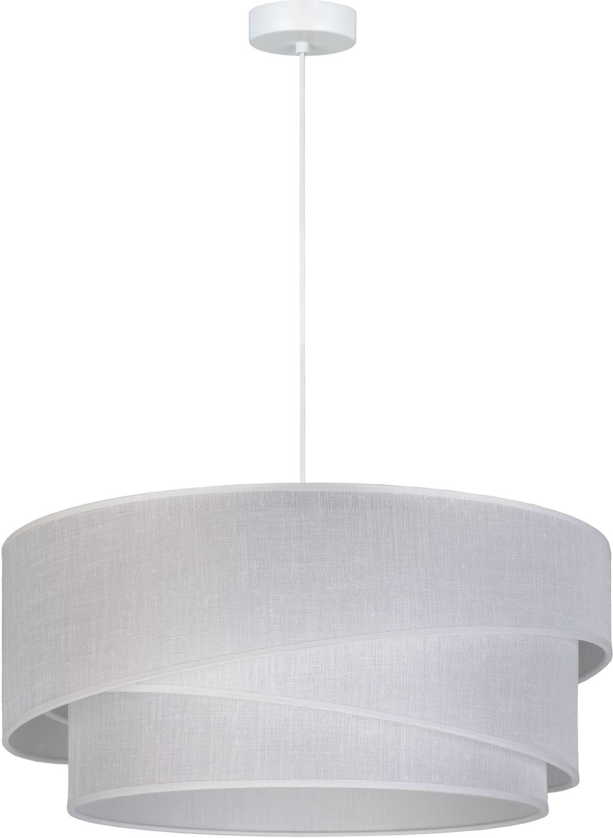 Lampa wisząca DUOLLA KOBO 753276 biały/n/a 1xE27 średn.60cm