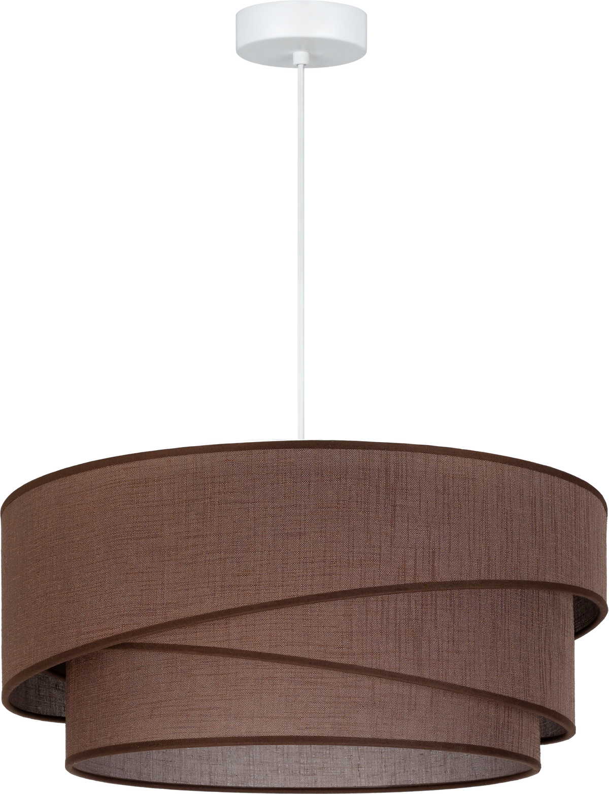 Lampa wisząca DUOLLA KOBO 753337 brązowy/n/a 1xE27 średn.60cm