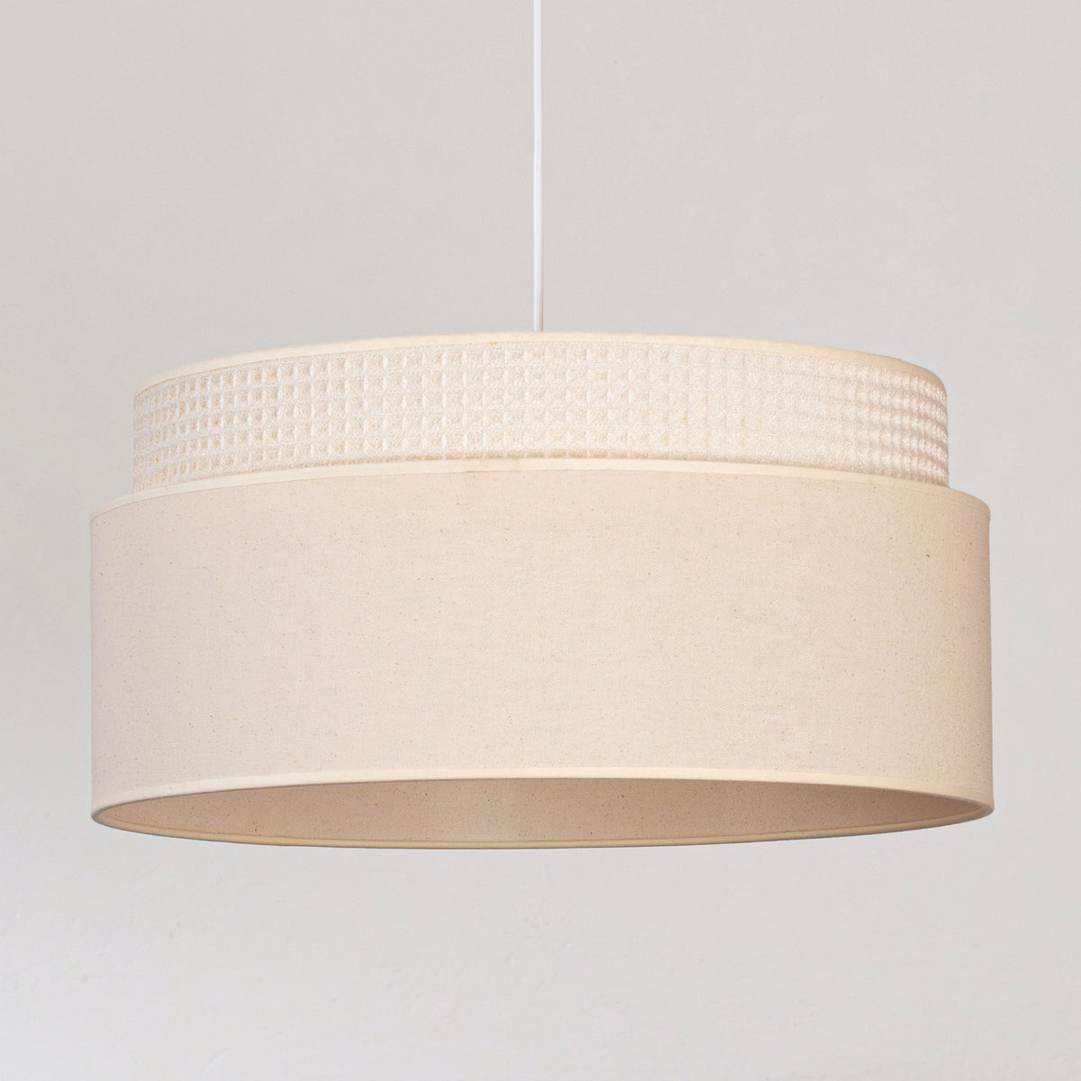 Lampa wisząca DUOLLA MILANO 751746 Kremowy/Beżowy 1xE27 średn.45cm