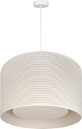 Lampa wisząca DUOLLA MILANO 751838 Kremowy/Beżowy 1xE27 średn.50cm